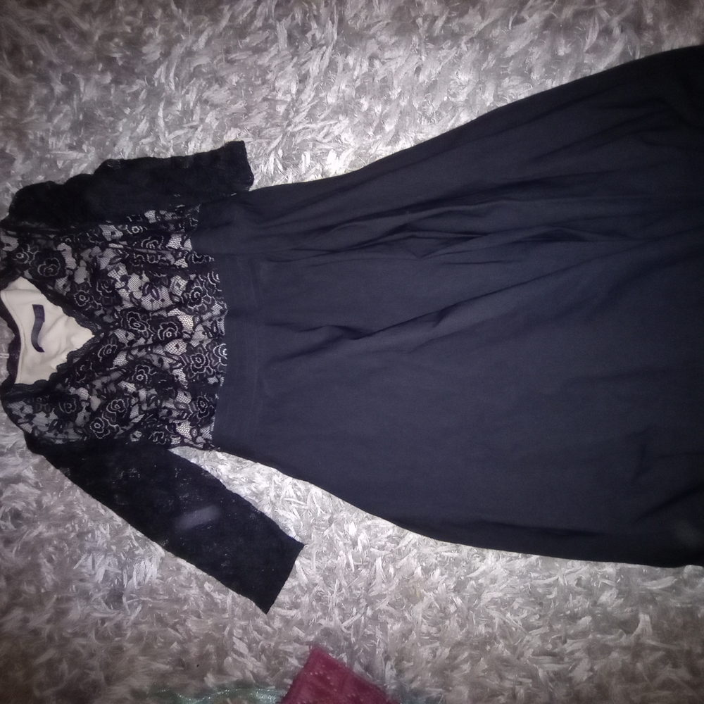 Elegant Black Lace Dress